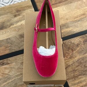 Jcrew Pink Velvet Women's Shoes